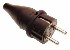 Vollgummi-Stecker Schutzklasse IP 44 f�r Baustelle/Industrie